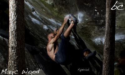 German climber in "Fightclub"